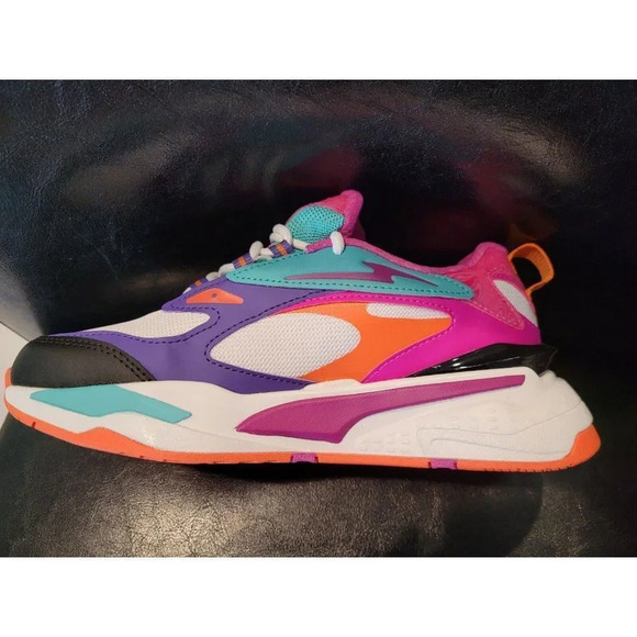 Women Puma Rs Fast Hypnotize Sneaker-  Size 6 - Vibrant Colors -  Brand New - Picture 5 of 16